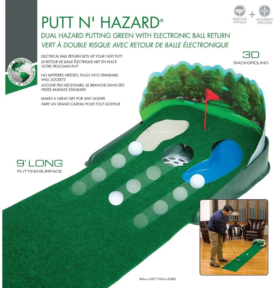 Putt N' Hazard 9' Putting Mat - Image 2