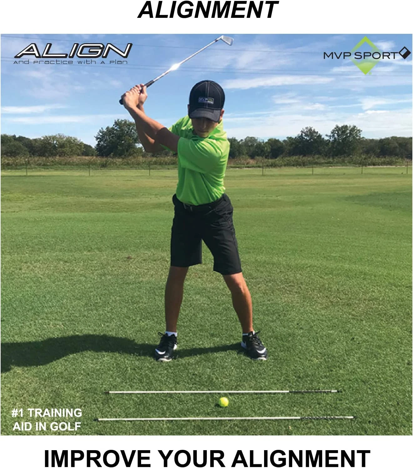 MVP Sport Golf Alignment Sticks 2-Pack - Image 4