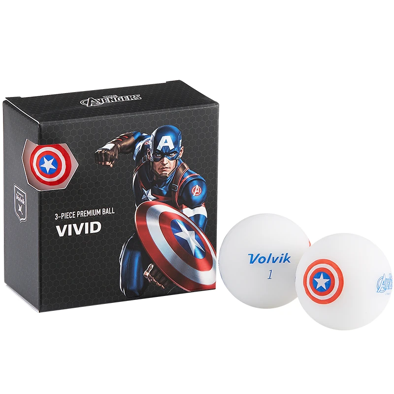 Volvik Marvel Character Golf Ball 4 Pack - Image 4