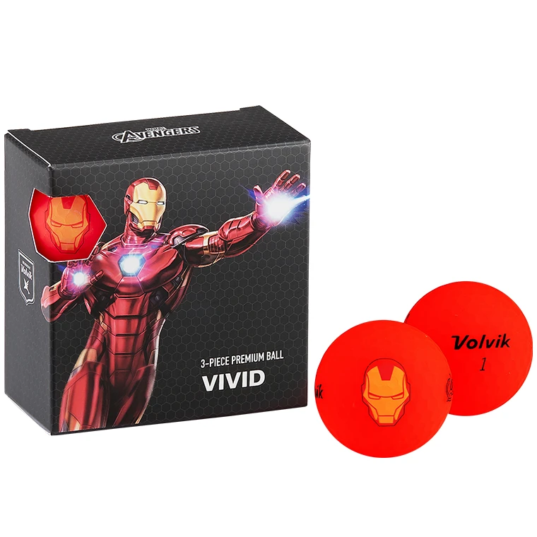 Volvik Marvel Character Golf Ball 4 Pack - Image 8
