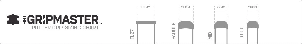 The Grip Master "The Roo" Kangaroo Leather Putter Grips - Image 4