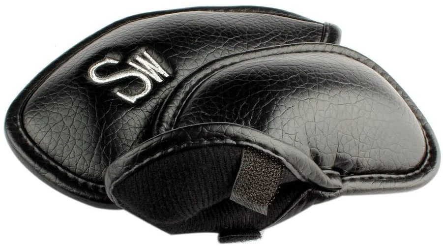 Volf Golf Black Synthetic Leather Iron Covers Set - Image 4